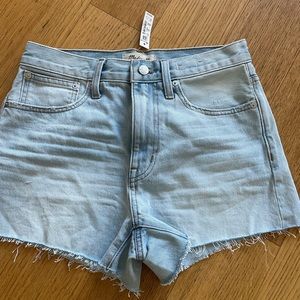Madewell Jean shorts size 25 new with tags